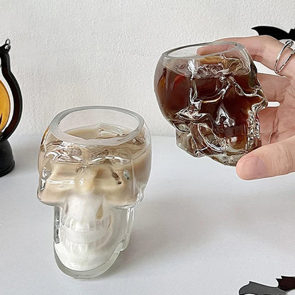 Halloween Household Skull Head Glass