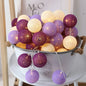 3M 20 LED Cotton Garland Balls Lights String