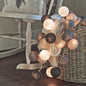 3M 20 LED Cotton Garland Balls Lights String