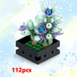 Potted Building Blocks Simulate Succulent Flower Bouquets, Creative Puzzle Block Toys, Eternal Flowers, Home Decoration Kid Gift
