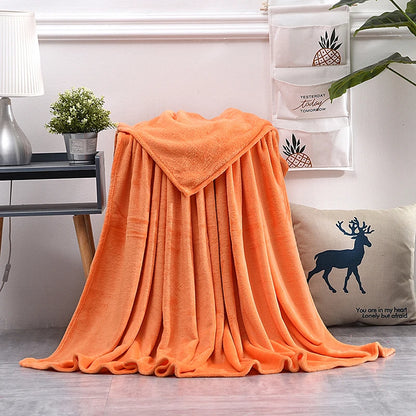 Soft Warm Blankets For Beds Winter Warm Coral Velvet Solid Sofa Cover Bedspread Winter Plaid Blankets Winter Sheet Bedspread