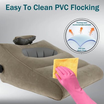 Inflatable Travel Wedge Pillow