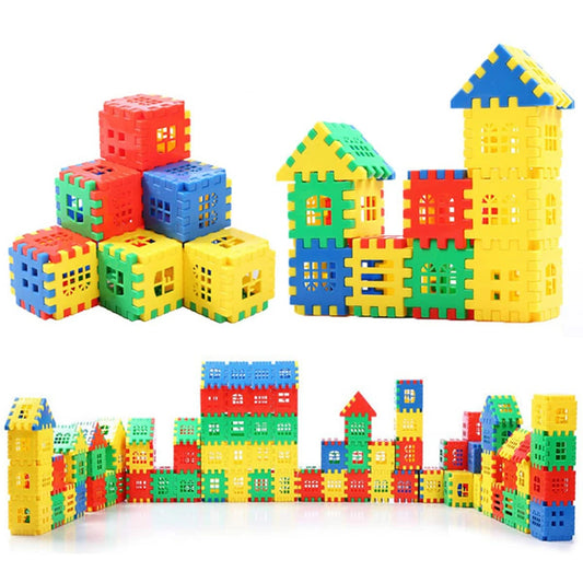 50pcs Colorful House Building Blocks