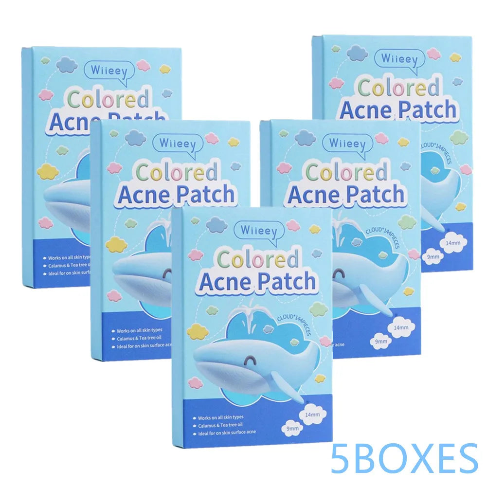 5box Colorful Mini Star Invisible Acne Removal Pimple Patch
