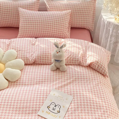 Grid Duvet Cover Set
