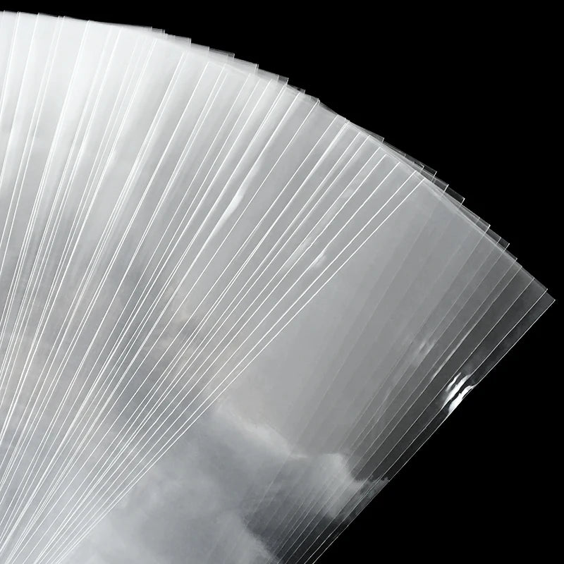 50/100pcs Clear Long Candy Treat Bag Cellophane