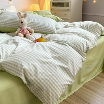 Grid Duvet Cover Set