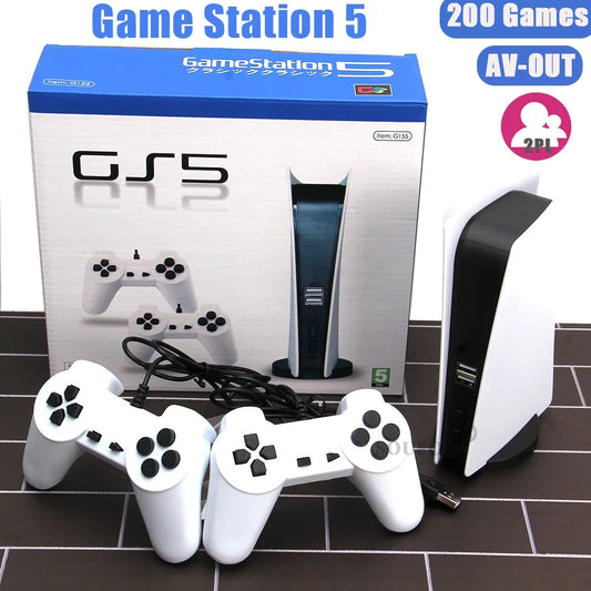 GS5 Game Station 5 Video Game Console With 200 Classic Games