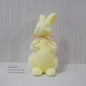 Short Velvet Moss Living Room Small Ornaments Easter Bunny