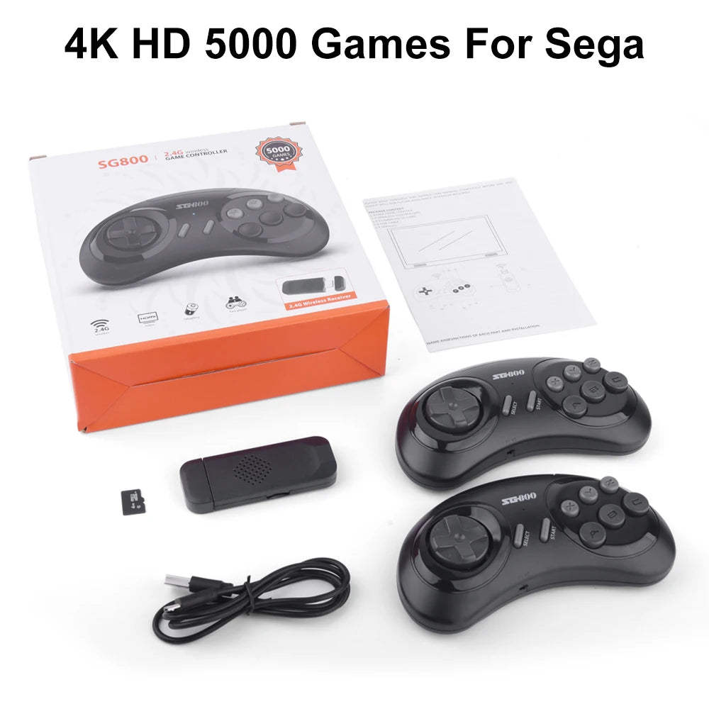 4K SG800 Retro Game Console Wireless Console