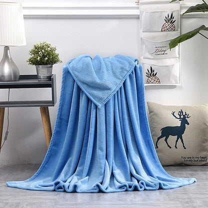 Soft Warm Blankets For Beds Winter Warm Coral Velvet Solid Sofa Cover Bedspread Winter Plaid Blankets Winter Sheet Bedspread