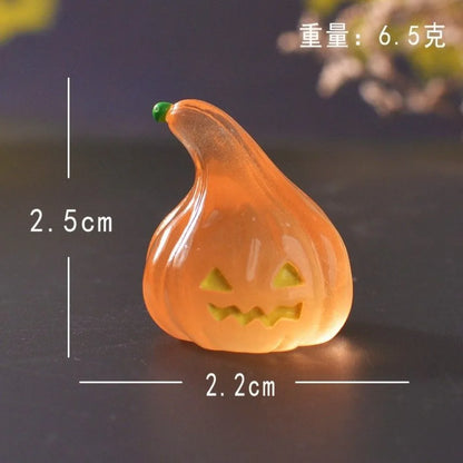 Halloween ghost luminous pumpkin lantern desktop ornaments micro-landscape creative station home decoration crafts Holiday gift