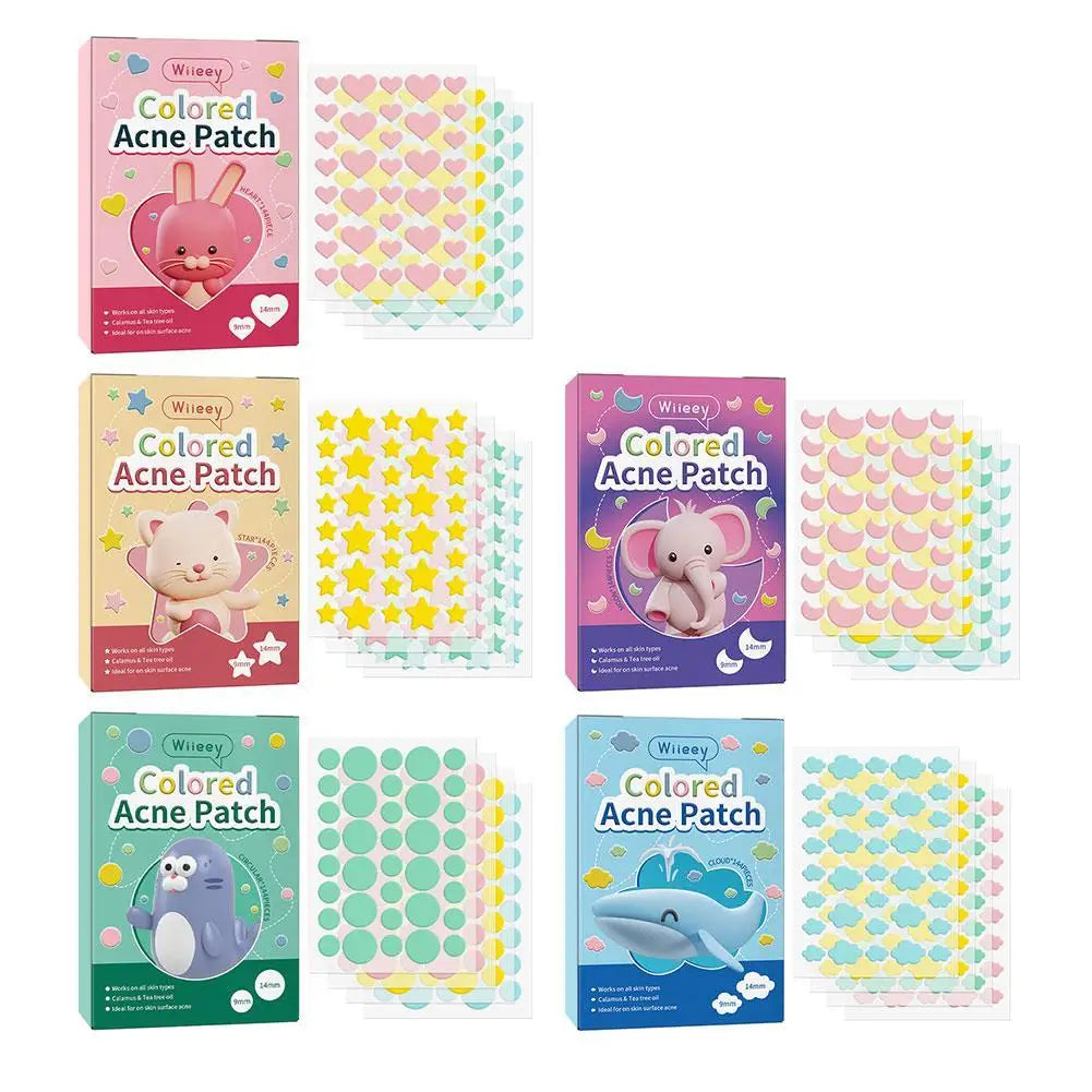 5box Colorful Mini Star Invisible Acne Removal Pimple Patch