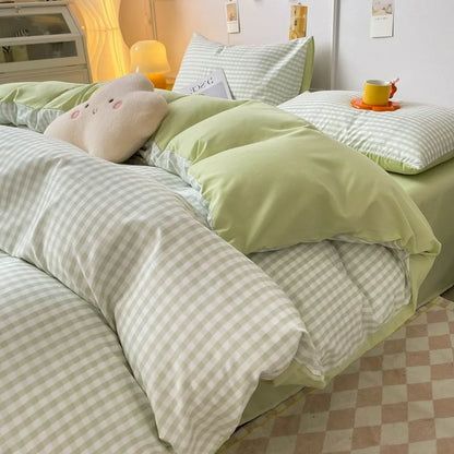 Grid Duvet Cover Set