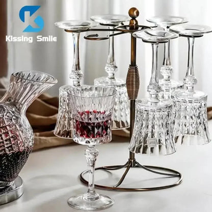 France Crystal Wine Glasses Sparkling Champagne Cocktail Whiskey Clear Cup Party Bar Restaurant Luxury Decorations Sobriety Set