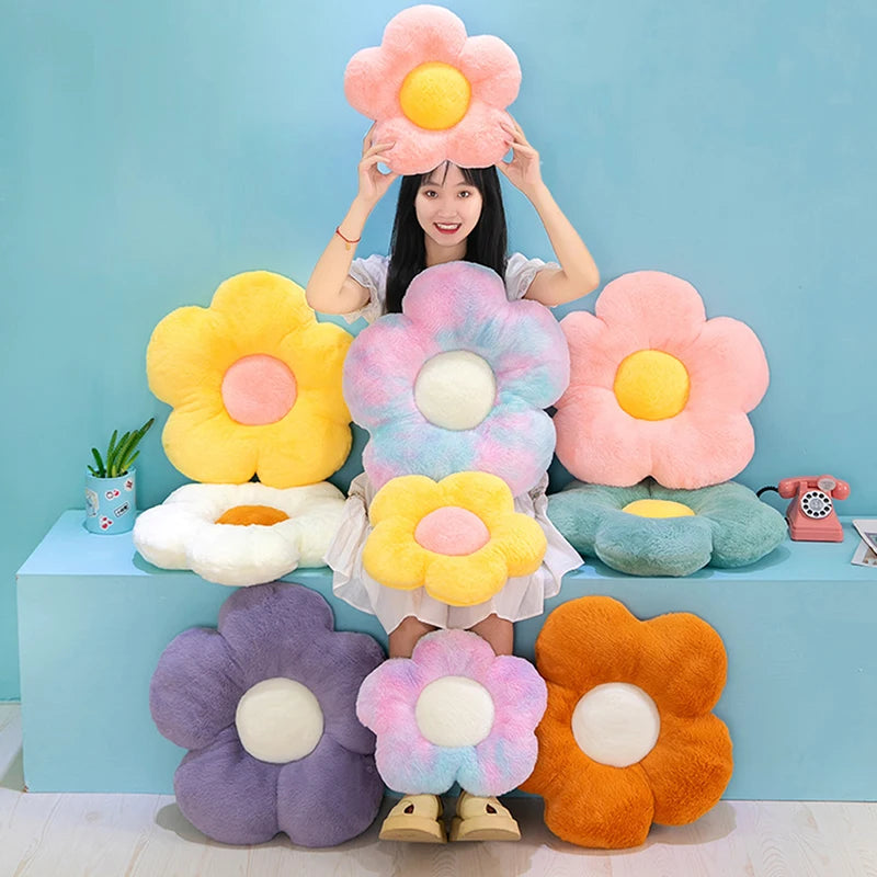 35cm Stuffed Flower Pillow