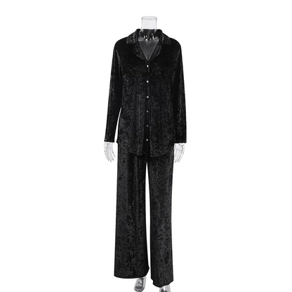 Velvet Women's Pajamas Two Piece Set