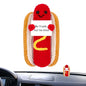Positive crochet Hot dog Toy