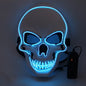 Halloween Horror Skull Mask LED Cold Light Mask LED Halloween Mask Cosplay Mask Halloween Party Decoration Luminous Skull Masks
