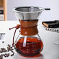 1Pcs Hand Brewed Coffee Sharing Pot Filter Screen Glass   Cup   Set Drip Small Household   Jar