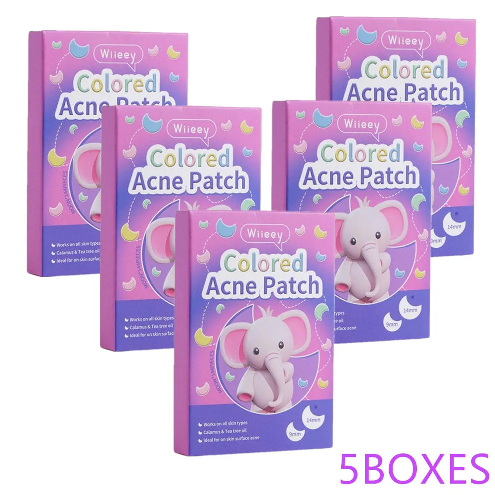 5box Colorful Mini Star Invisible Acne Removal Pimple Patch