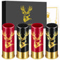 Elk Head Decor Plastic Shot Glasses 4pcs/Set Drinking Cup High Quality Plastic Shotgun Bullet Shape Water Wine Party Barware