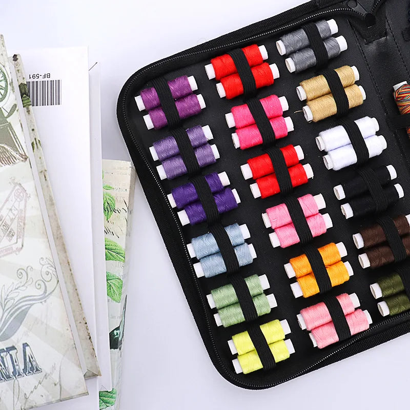 Handicraft DIY Sewing Kit Large Box Crochet Sewing Hand Needle Set Tools Travel Ladies Scissors Women G79
