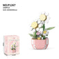 Puzzle Decompressing Building Blocks Toys, Block Toys Decorative Potted Plants,Party Favors,Assembling Blocks DIY Creative Decor
