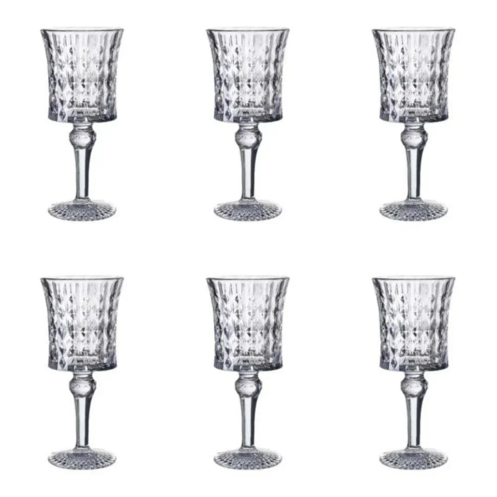 France Crystal Wine Glasses Sparkling Champagne Cocktail Whiskey Clear Cup Party Bar Restaurant Luxury Decorations Sobriety Set