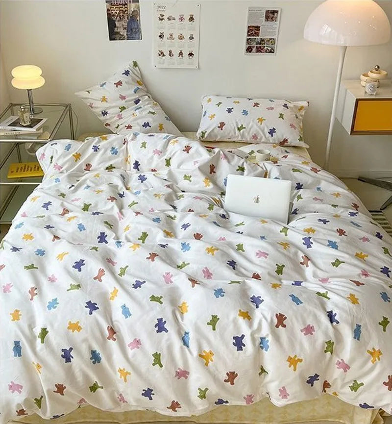 Grid Duvet Cover Set
