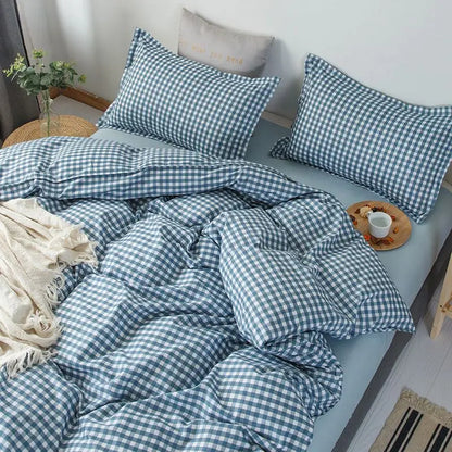 Grid Duvet Cover Set
