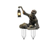Halloween Lantern Terror Zombie Ornament Spooky 2D Acrylic Garden Ground Plug Ornament Home Outdoor Garden DIY Decoration Gift