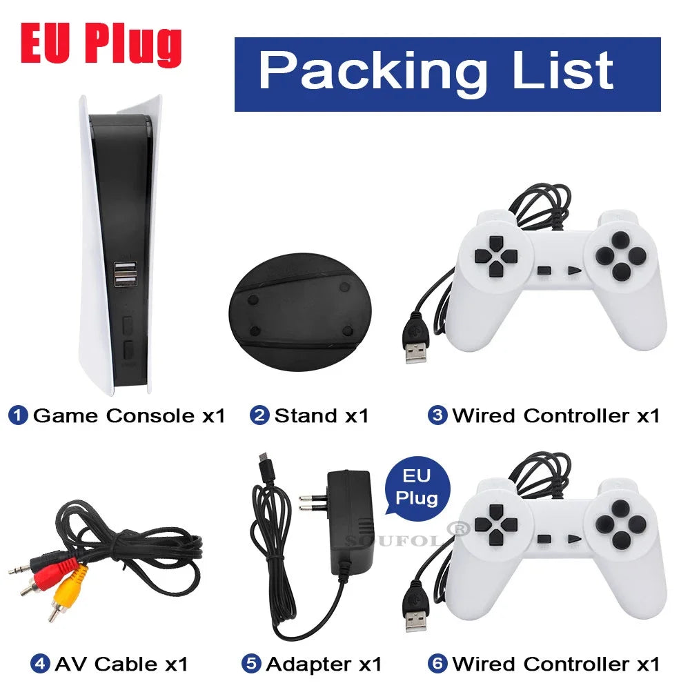 GS5 Game Station 5 Video Game Console With 200 Classic Games