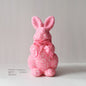 Short Velvet Moss Living Room Small Ornaments Easter Bunny