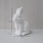 Short Velvet Moss Living Room Small Ornaments Easter Bunny