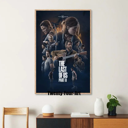 The Last Of Us Part II - Gaming Canvas Art Poster, Wall Art Picture Print, Modern Family Bedroom Decor Posters