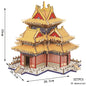 3D Wooden Tower Puzzles Chinese Architecture Pagoda Temple Pavilion DIY Building Model Wood Jigsaw Toys For Children Kids Gift