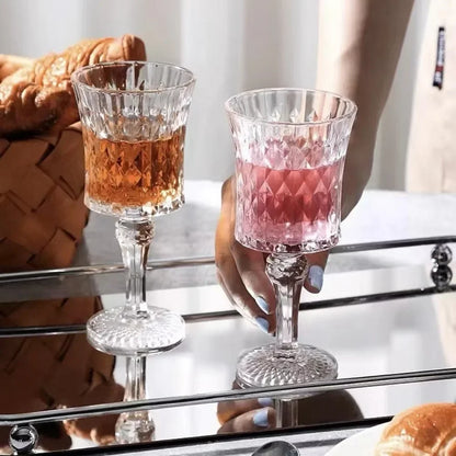 France Crystal Wine Glasses Sparkling Champagne Cocktail Whiskey Clear Cup Party Bar Restaurant Luxury Decorations Sobriety Set