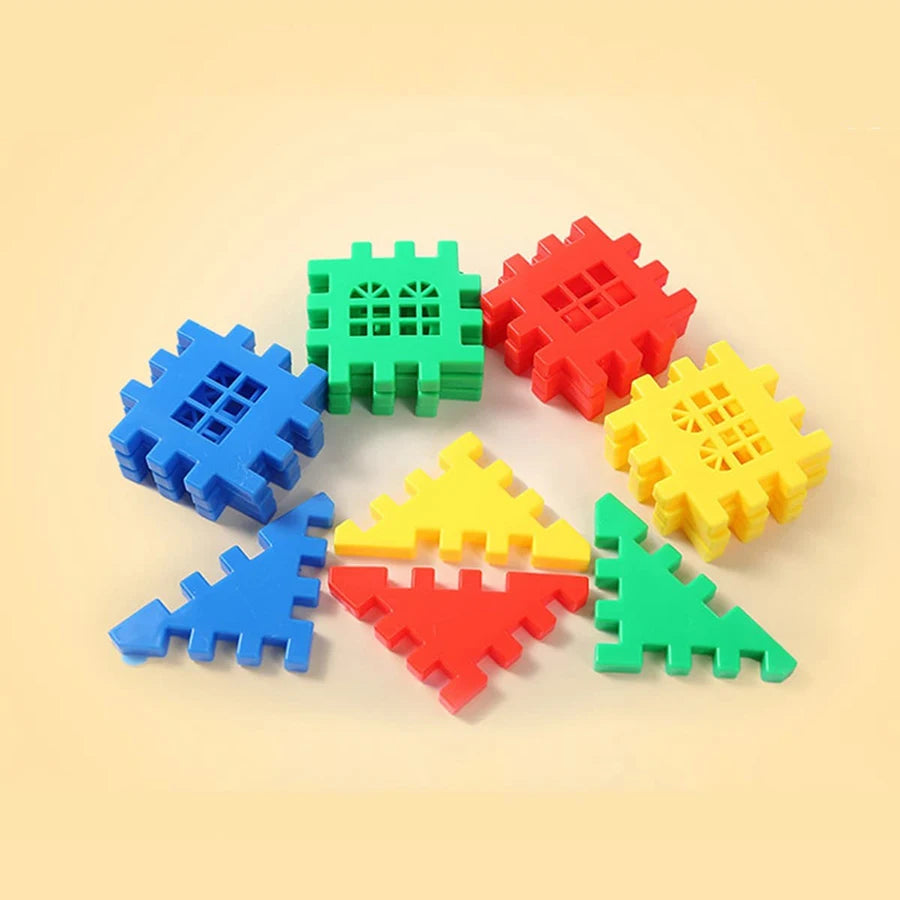 50pcs Colorful House Building Blocks