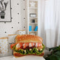Life like Plush Hamburger Pillow
