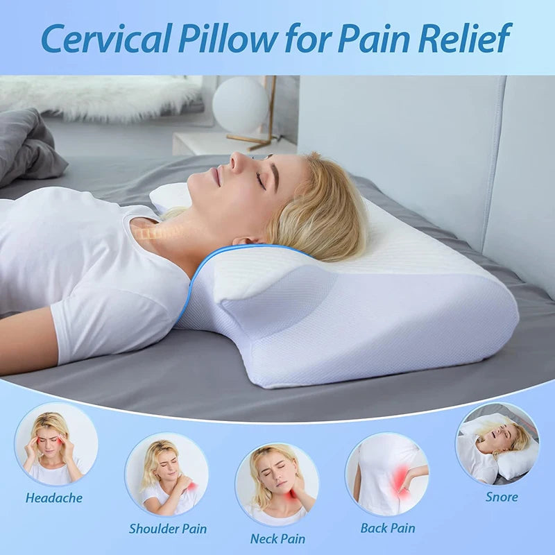 Memory Foam Orthopedic Neck Pillow