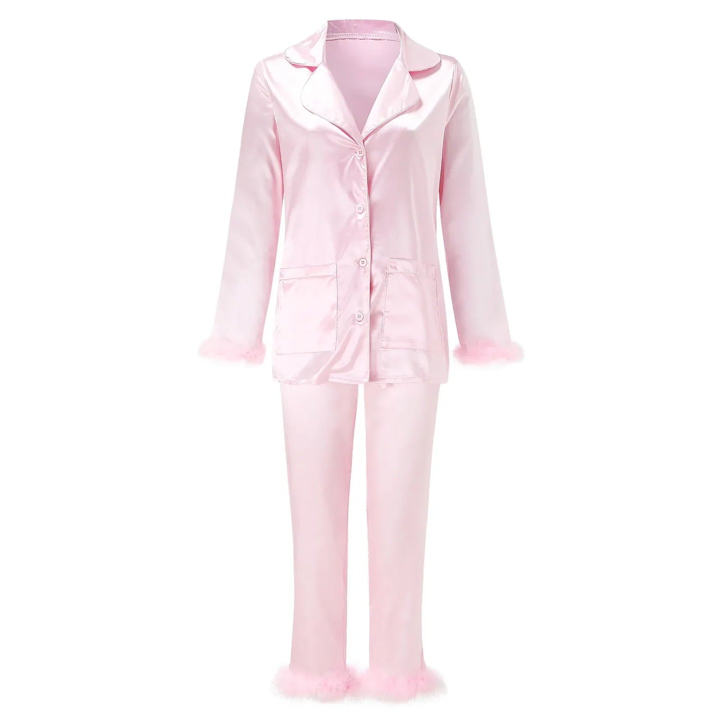 2Pcs Women Pajamas Set