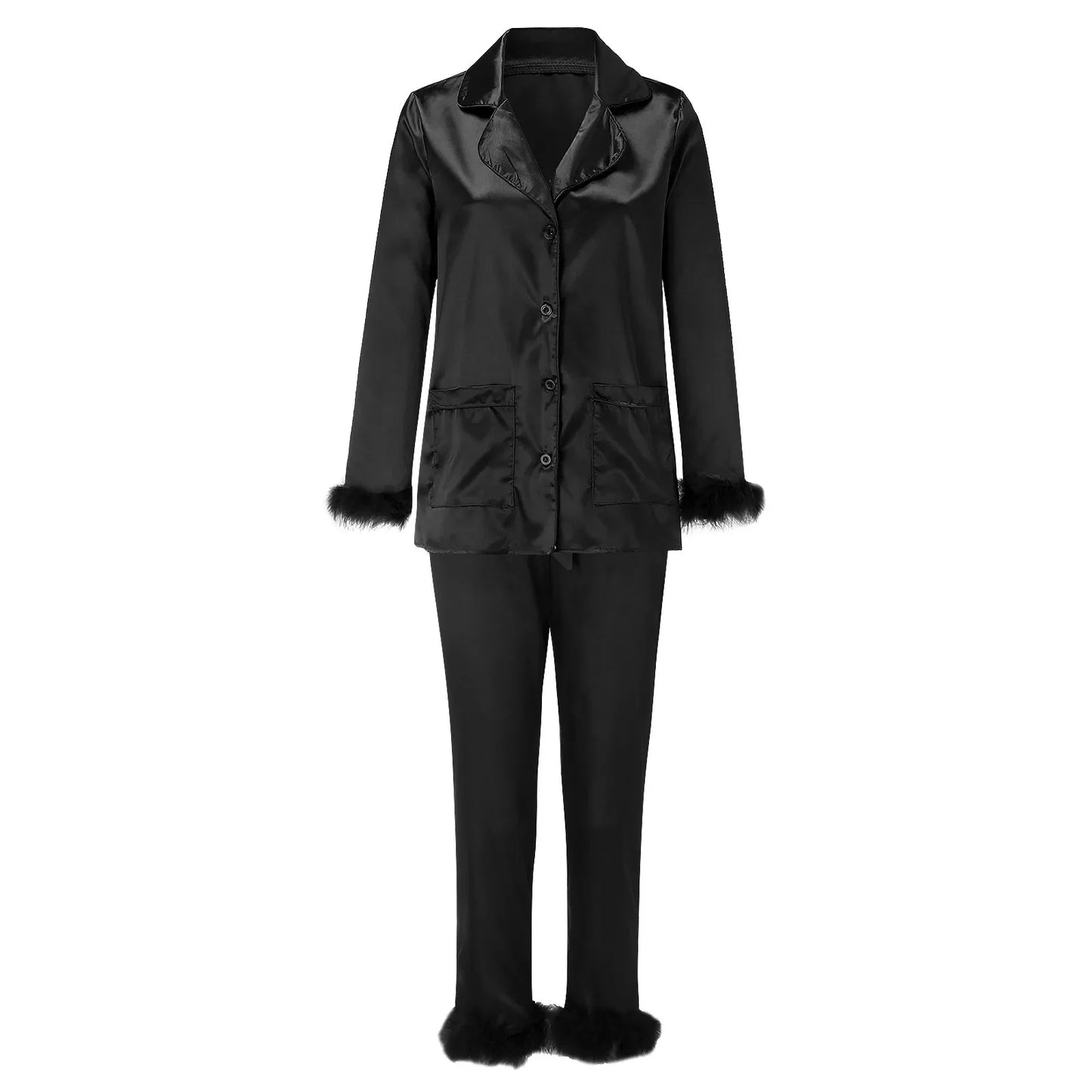 2Pcs Women Pajamas Set