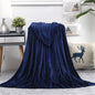 Soft Warm Blankets For Beds Winter Warm Coral Velvet Solid Sofa Cover Bedspread Winter Plaid Blankets Winter Sheet Bedspread