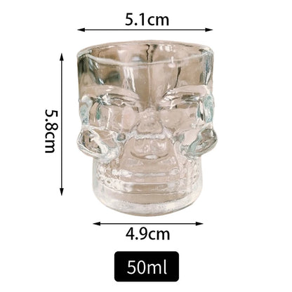 Halloween Household Skull Head Glass