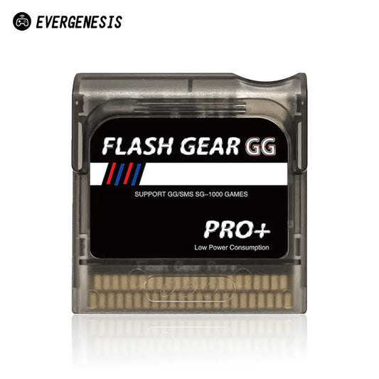 EVERGENESIS Game Gear Game Card FlashMaster Cart With 4GB TF Card Preloaded With 1000+ Games For Sega Game Gear GG Console