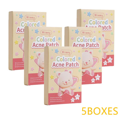 5box Colorful Mini Star Invisible Acne Removal Pimple Patch
