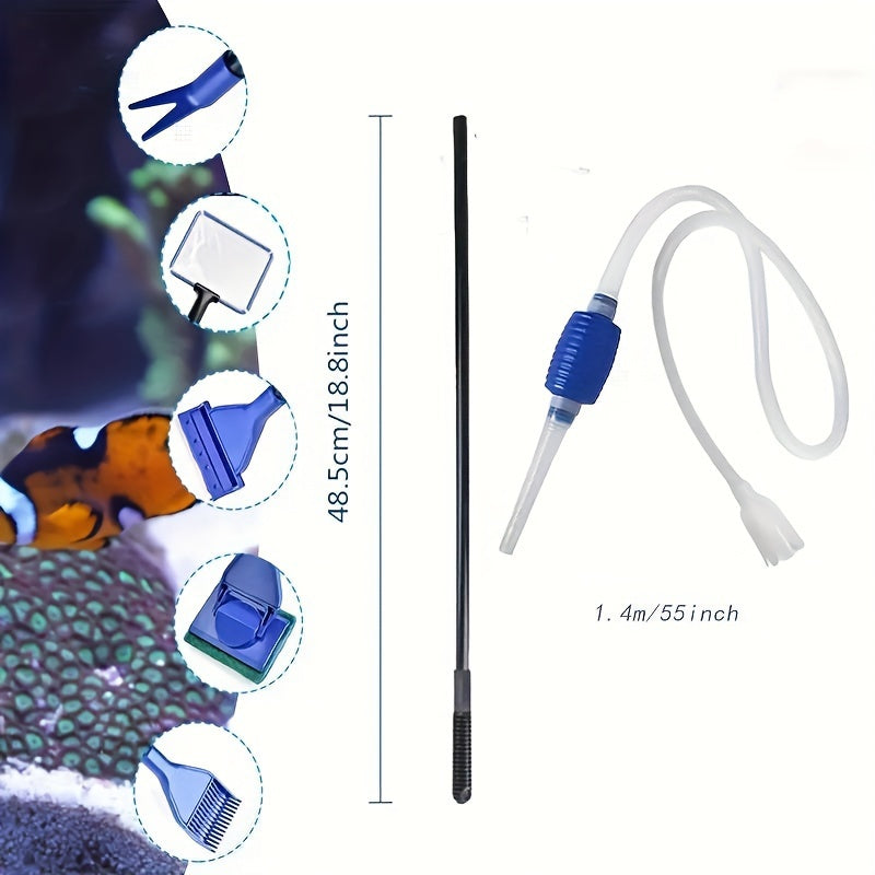 7pcs Set, Aquarium Water Changer,