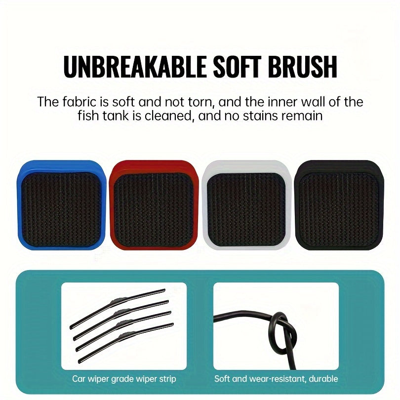 1pc Mini Magnetic Brush For Fish Tank,