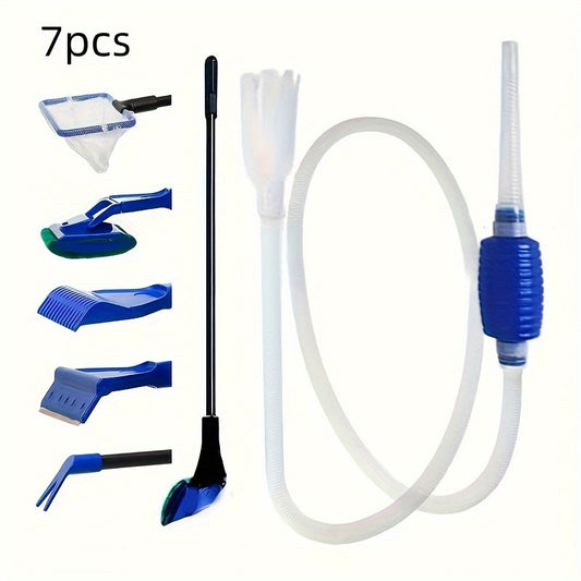 7pcs Set, Aquarium Water Changer,